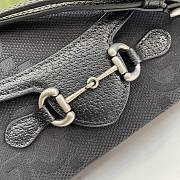 Gucci Horsebit 1955 Mini Bag Black - 18x15x2cm - 4