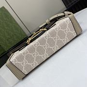 Gucci Horsebit 1955 Mini Bag Beige Ebony Grey - 18x15x2cm - 4