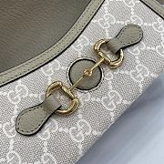 Gucci Horsebit 1955 Mini Bag Beige Ebony Grey - 18x15x2cm - 3