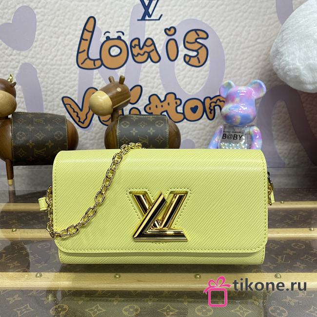 Louis Vuitton Twist West In Yellow Leather Bag - 23.5x12x7cm - 1