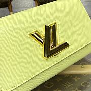 Louis Vuitton Twist West In Yellow Leather Bag - 23.5x12x7cm - 5