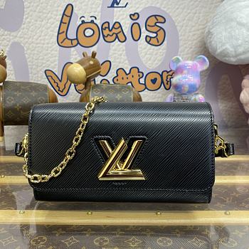 Louis Vuitton M24549 Twist West In Yellow Leather Bag - 23.5x12x7cm