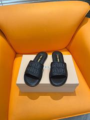 Miumiu Black Leather Slippers 01 - 1