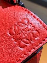 Loewe Mini Puzzle Bag In Red - 18x7.5x12cm - 2