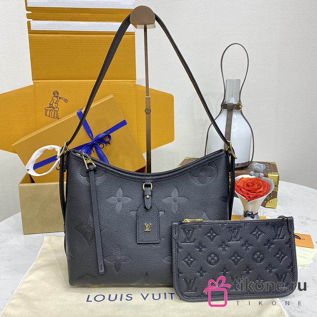 Louis Vuitton CarryAll In Black Bag - 29x24x12cm - 1