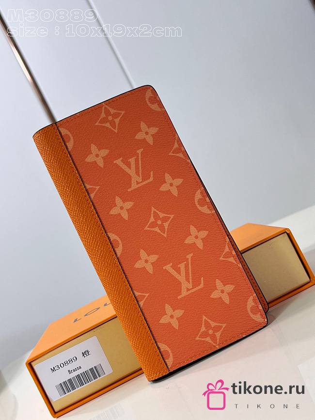 Louis Vuitton M30889 Orange Monogram Wallet - 19x10x2cm - 1