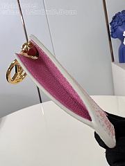 Louis Vuitton N40639 Pink Romy Damier Card Holder - 12x8x0.8cm - 2