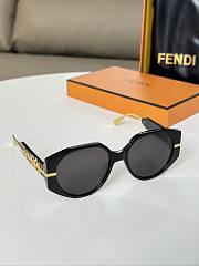 Fendi Logo Black Sunglasses - 3