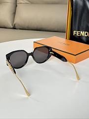 Fendi Logo Black Sunglasses - 2