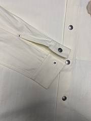 Dior White Long Sleeve Shirt - 5