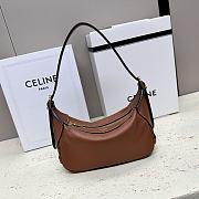 Celine Small Romy In Supple Calfskin Tan - 19x14x5cm - 1