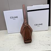 Celine Small Romy In Supple Calfskin Tan - 19x14x5cm - 4