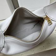 Celine Small Romy In Supple Calfskin White - 19x14x5cm - 2