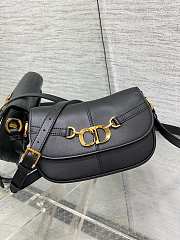 Dior CD Small Black Besace Bag - 24x15x6cm - 5