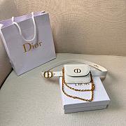 Dior White Leather Belt Bag 2cm - 1