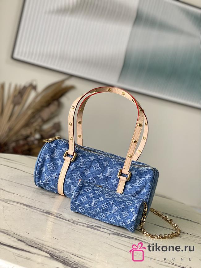 Louis Vuitton M46830 Speedy Denim Bag - 28x13cm - 1