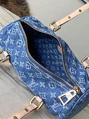 Louis Vuitton M46830 Speedy Denim Bag - 28x13cm - 4