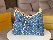 Louis Vuitton M46855 Denim CarryAll Monogram - 39x30x15cm - 2