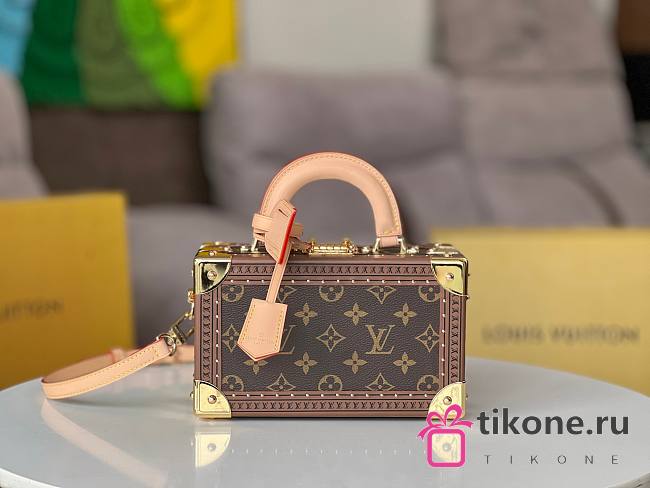 Louis Vuitton M45673 Monogram Mini Trunk Petite Valise Bag - 22.5x14.5x11.5cm - 1