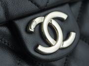 Chanel Small Maxi Hobo Black Lambskin Bag - 22.5x28x13cm - 2