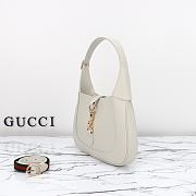 Gucci Jackie 1961 Rosso Ancora White Handbag - 28x19x4.5cm - 4