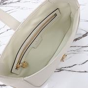 Gucci Jackie 1961 Rosso Ancora White Handbag - 28x19x4.5cm - 3