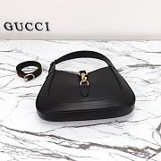 Gucci Jackie 1961 Rosso Ancora Black Handbag - 28x19x4.5cm - 3