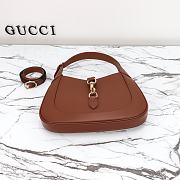 Gucci Jackie 1961 Rosso Ancora Brown Handbag - 28x19x4.5cm - 3