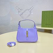 Gucci Jackie 1961 Rosso Ancora Violet Handbag - 28x19x4.5cm - 1