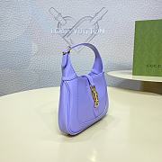 Gucci Jackie 1961 Rosso Ancora Violet Handbag - 28x19x4.5cm - 3