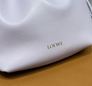 Loewe Small Light Violet Calfskin Flamenco Pouch - 23x17x5.5cm - 5