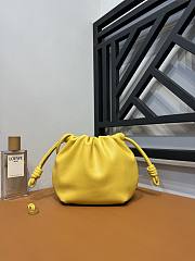 Loewe Small Yellow Calfskin Flamenco Pouch - 23x17x5.5cm - 4