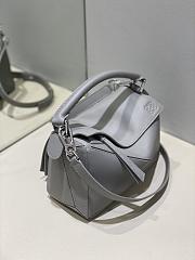 Loewe Mini Puzzle Bag In Grey Color - 24x10x14cm - 3