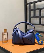 Loewe Mini Puzzle Bag In Ocean Color - 24x10x14cm - 1