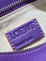 Loewe Mini Puzzle Bag In Violet Color - 24x10x14cm - 3