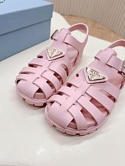 Prada Foam Rubber Pink Sandals - 1