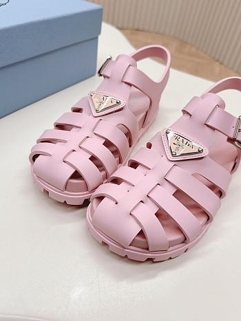 Prada Foam Rubber Pink Sandals