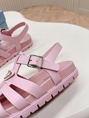 Prada Foam Rubber Pink Sandals - 4