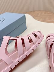 Prada Foam Rubber Pink Sandals - 2