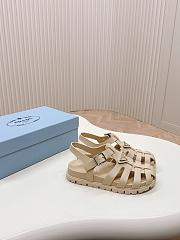 Prada Foam Rubber Beige Sandals - 5