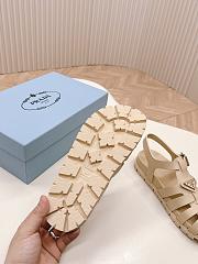 Prada Foam Rubber Beige Sandals - 3