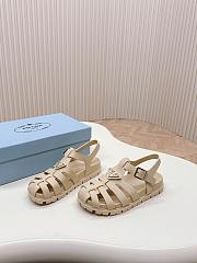 Prada Foam Rubber Beige Sandals - 4