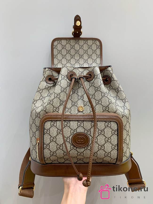 Gucci Retro Interlocking G Backpack - 30x26.5x13cm - 1