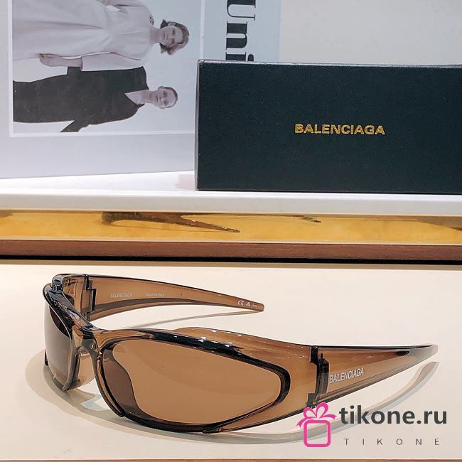 Balenciaga Wrap Around Frame Sunglasses - 1