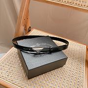 Prada Black Belt Width 2cm - 3