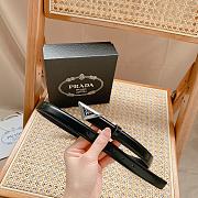 Prada Black Belt Width 2cm - 2