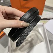 Gucci Horsebit Black Belt Width 1.3cm - 3