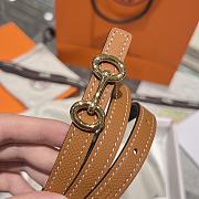 Gucci Horsebit Brown Belt Width 1.3cm - 1