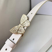 Dior Butterfly Buckle Belt W2cm - 5