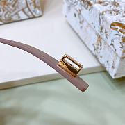 Dior Brown Belt Gold Buckle With Pearls - 4